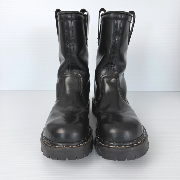 Gripfast Original England Black Leather Pull On Industrial Punk Mens US 10‎ UK 9 main image 15
